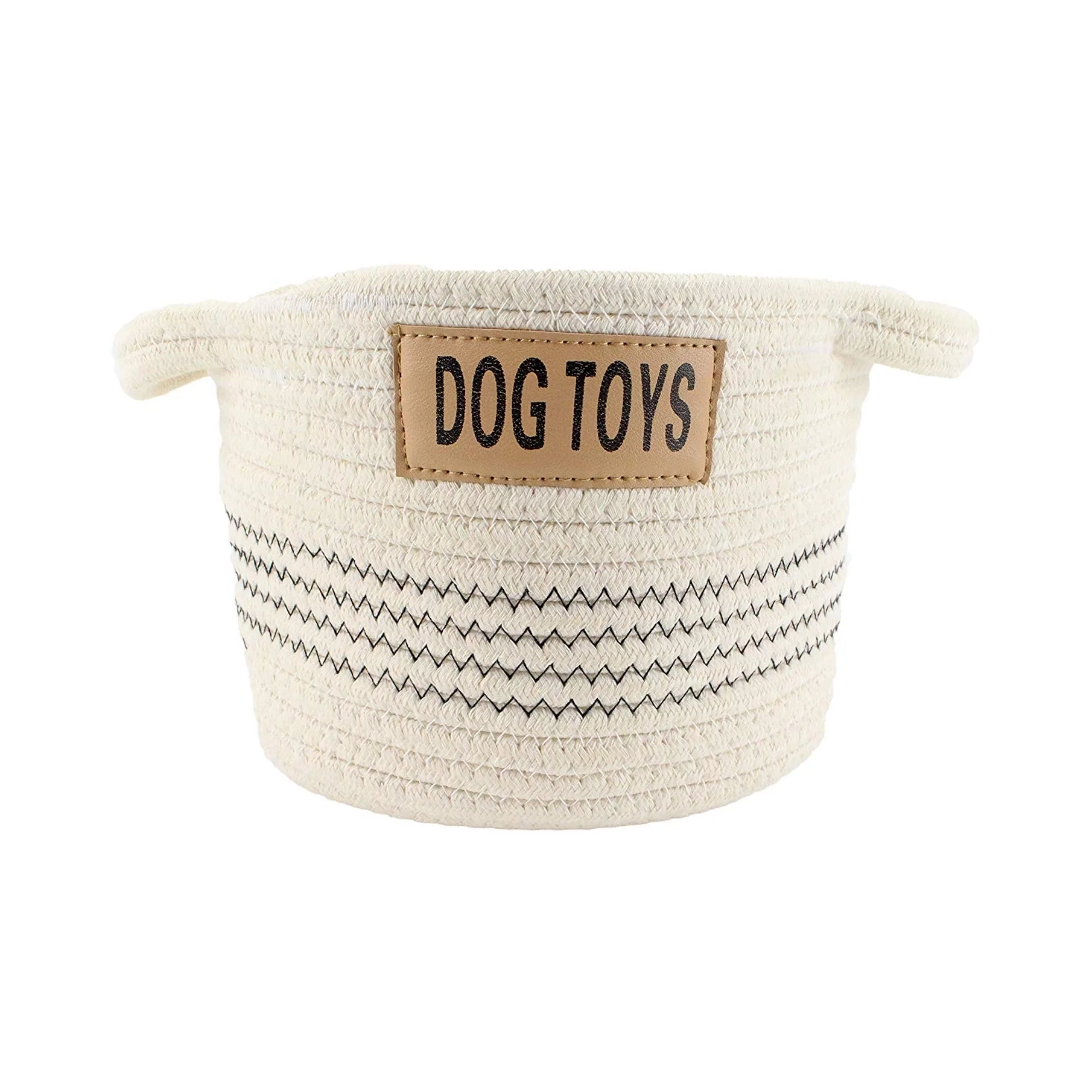 Midlee Dog Toy Rope Cotton Basket (Small)