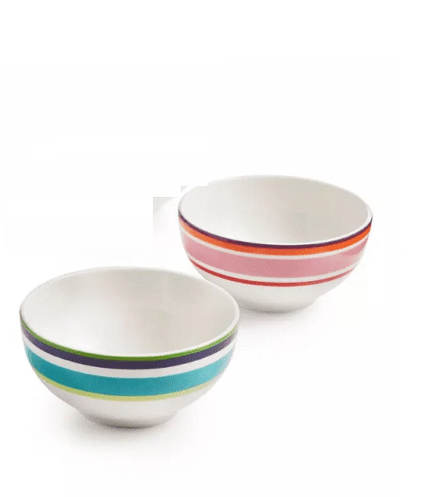 Kate Spade New York Wickford Café Stripe Dessert Bowl 2 Piece Set