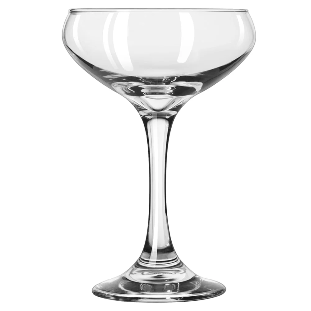Libbey Perception Cocktail Coupe Glasses, 8.5-ounce, Set of 12