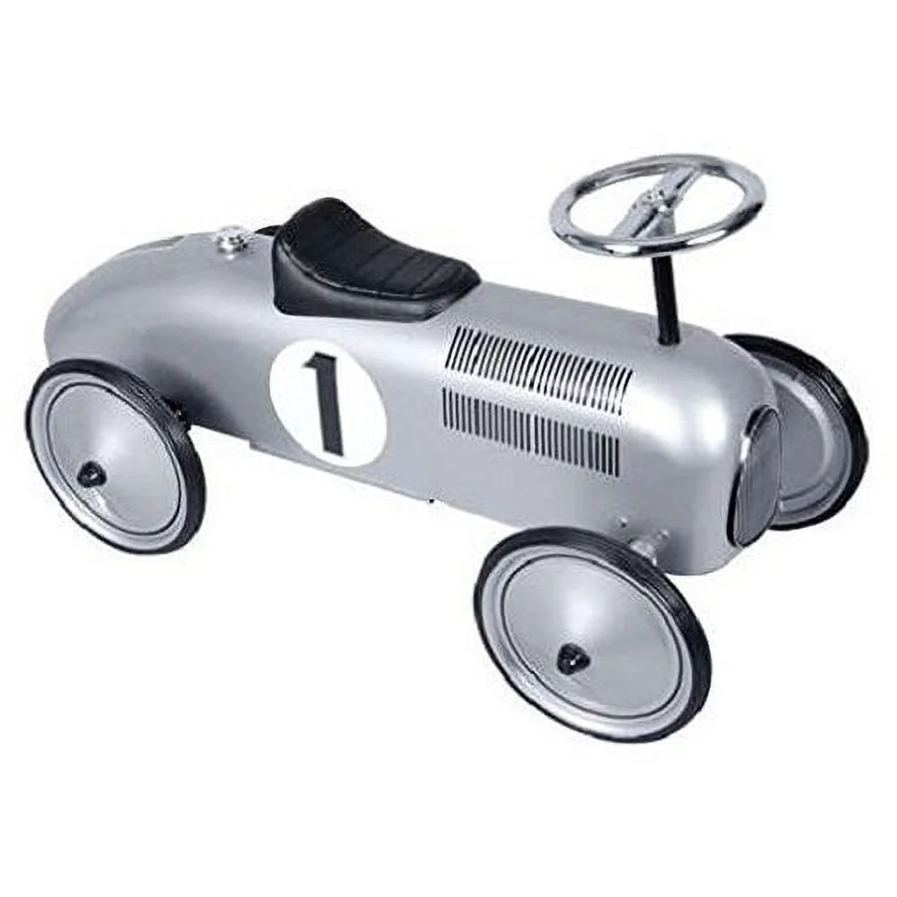 Schylling Speedster Ride-on - Silver Race Car
