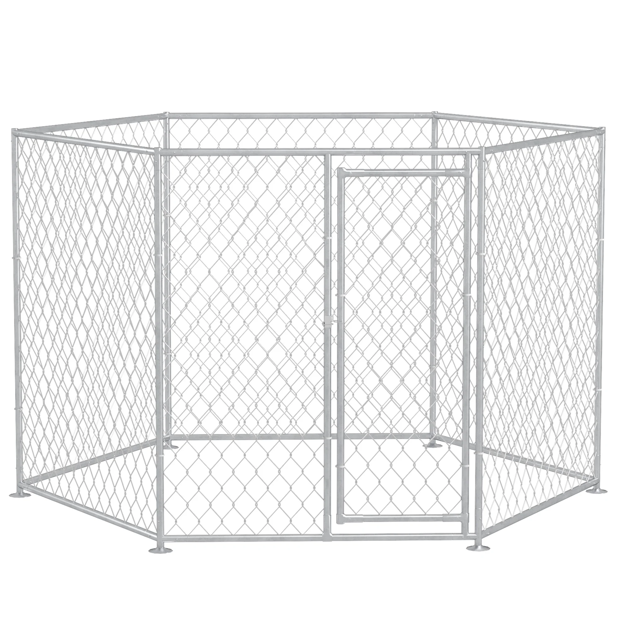 PawHut 9.2' x 8' x 5.6' Dog Kennel Outdoor W/ Lockable Door