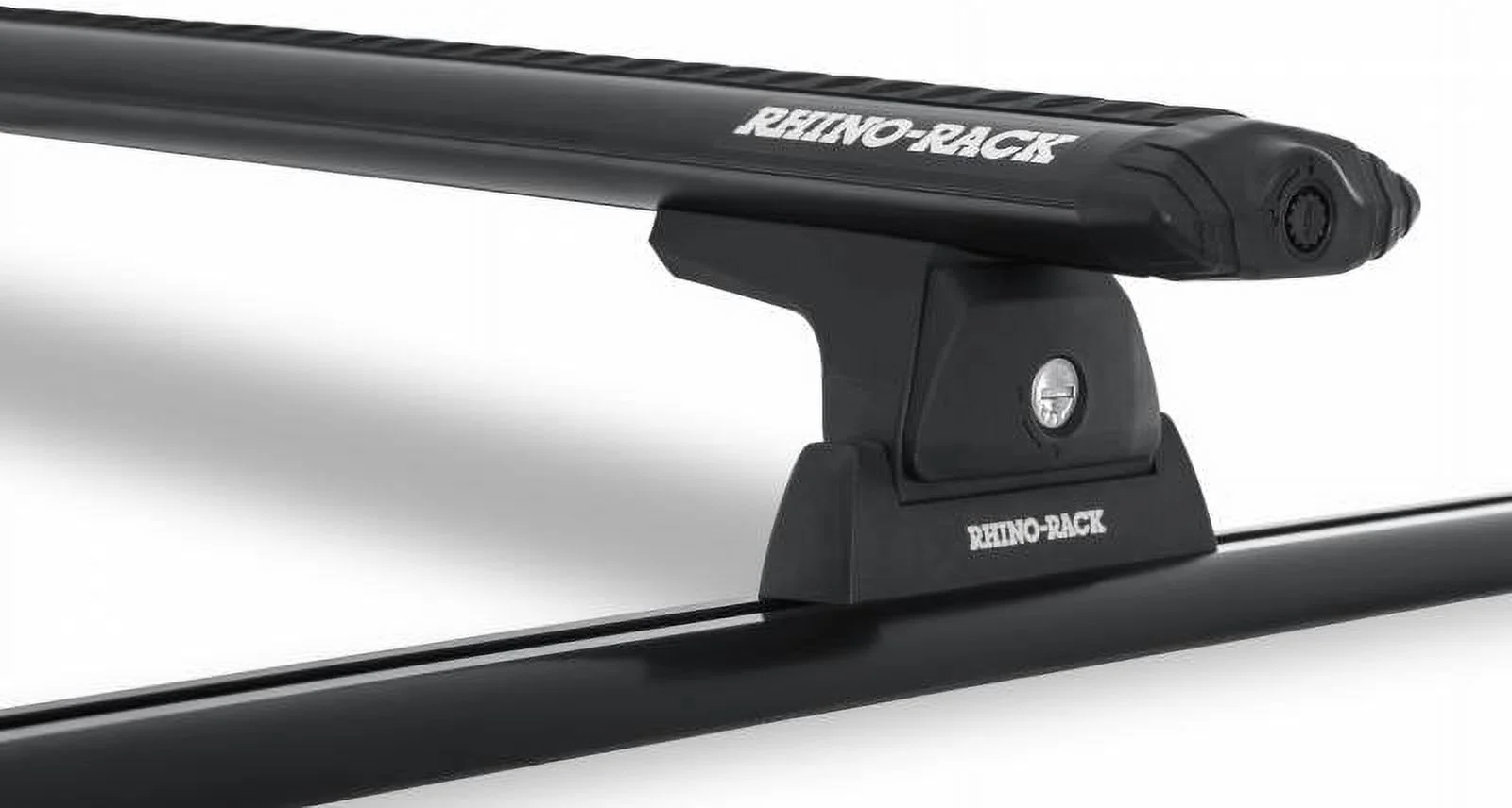Rhino Rack 2007-2021 Fits Toyota Tundra 4dr Pick Up Crew Max Vortex RLT600 Trackmount Black 2 Bar Roof Rack JA8121