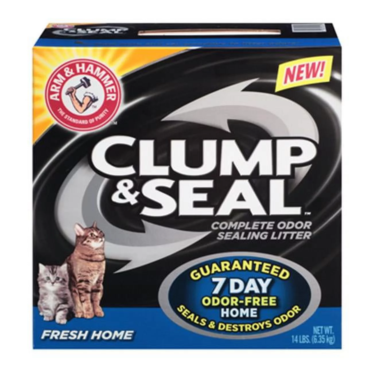 Church & Dwight 02142 14 lbs. Clump & Seal Fresh Home Clumping Cat Litter