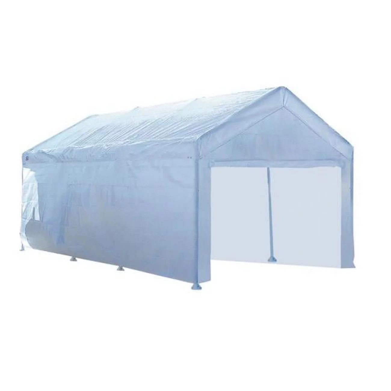 Quik Shade Moto Shade Polyethylene Carport Canopy Wall Panels Kit 10 ft. W x 20 ft. L