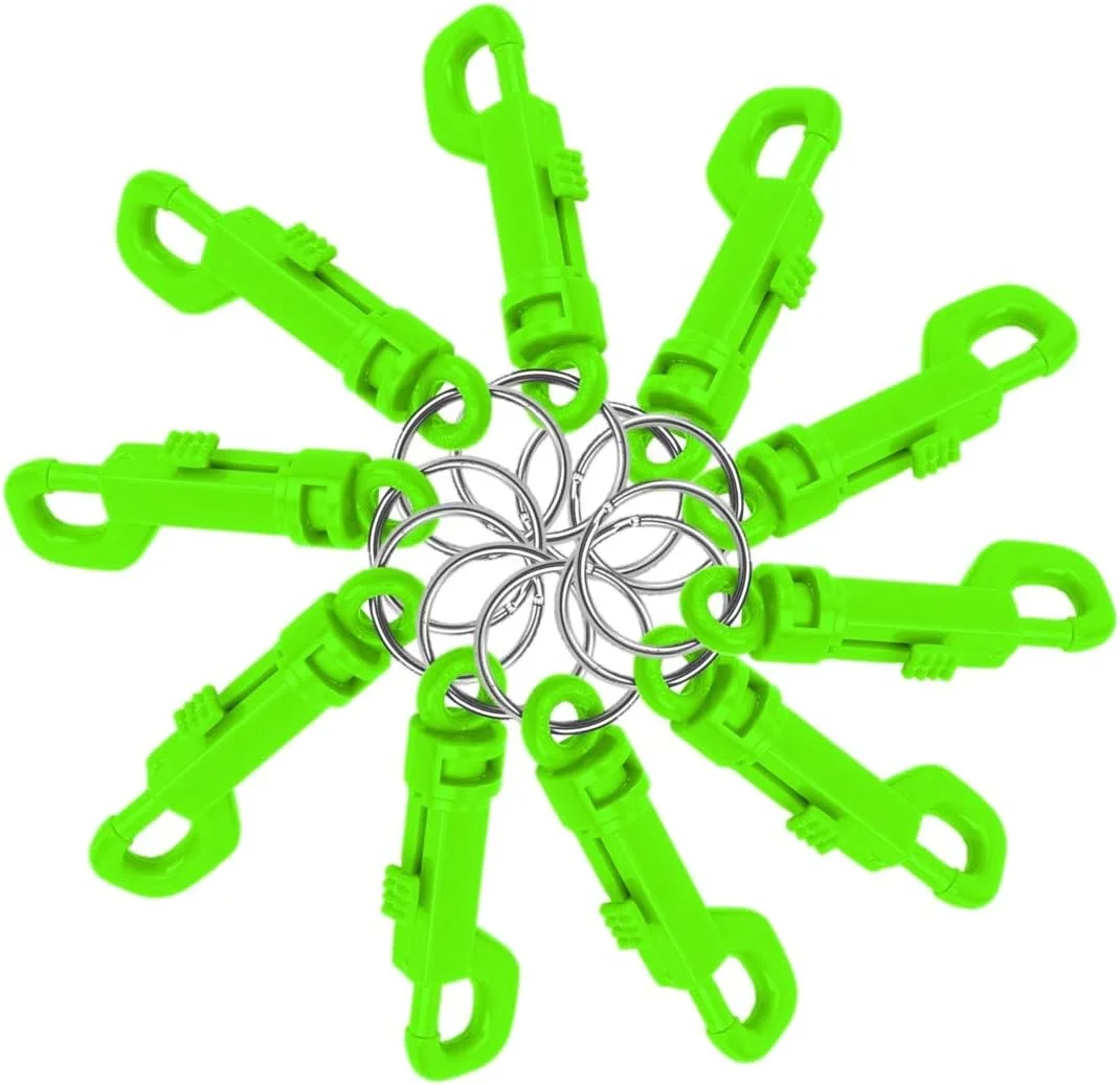 Lucky Line 41540 Green Plastic Key Chain (25-Pack)