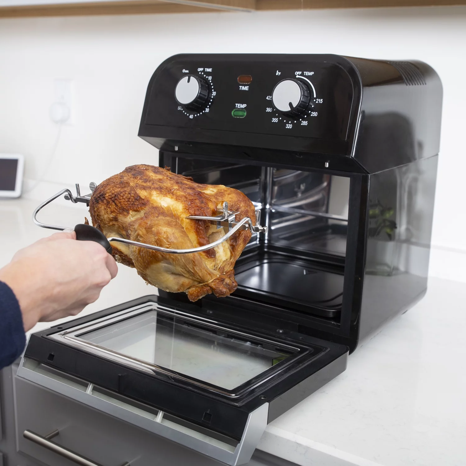 Deco Chef XL 12.7 Quart Oil-Free Air Fryer Multi-Function High Capacity Countertop Convection Oven, Toaster, Rotisserie All-in-One Healthy Kitchen Oven Instructional Cook Book Included