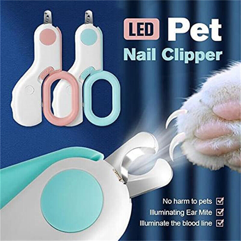 Professional Pet Grooming Tools - LED Light Pet Clippers & Nail Clippers Cats