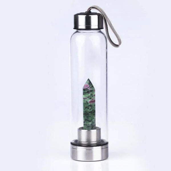 Crystal Infused Water Bottle - Single - Harness Crystal Energy