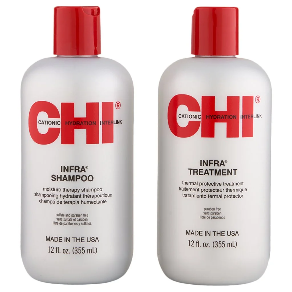 CHI - Infra Shampoo & Treatment 12 Oz. * BEAUTY TALK LA *