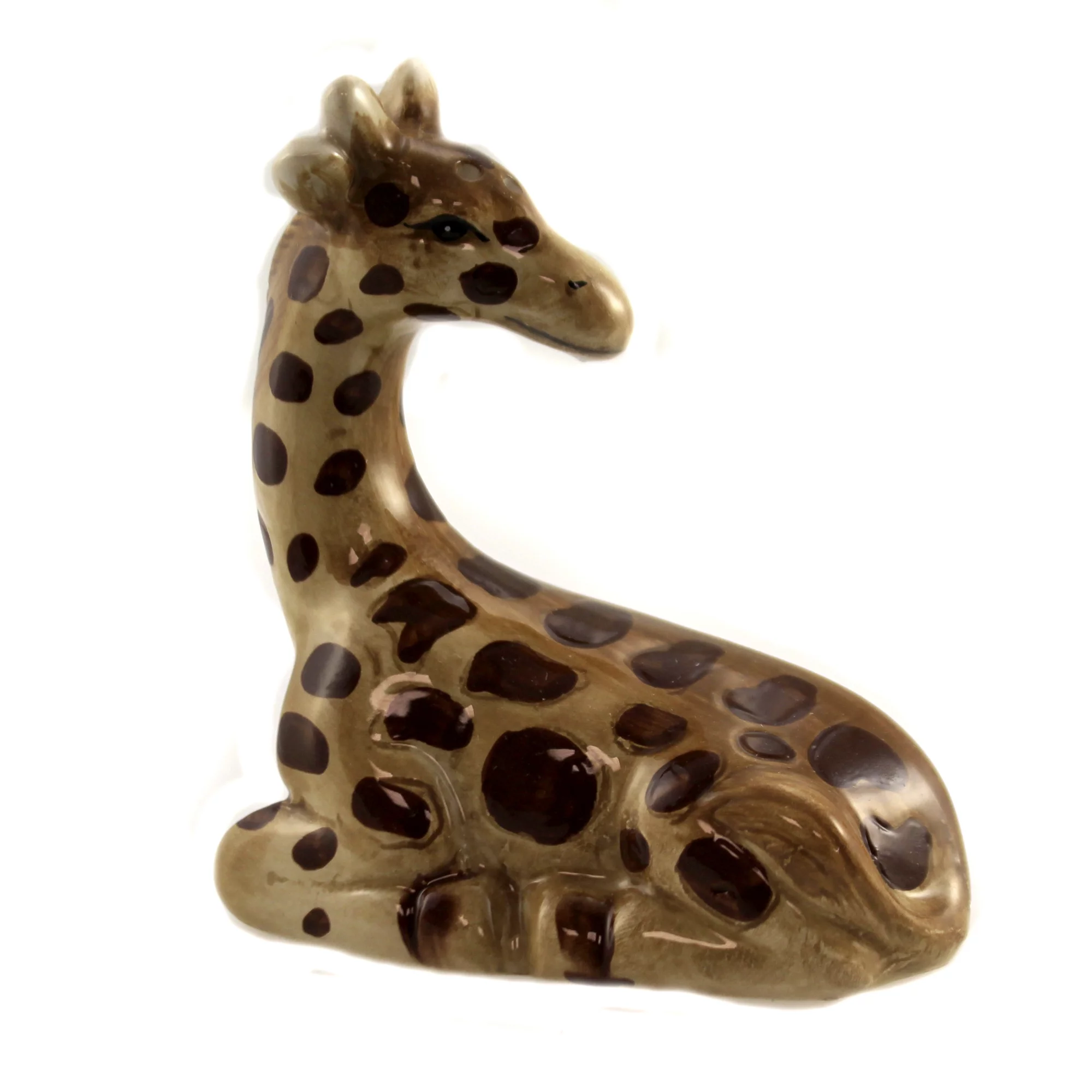 Tabletop Magnetic Giraffes Salt Pepper Ceramic Set/2 Safari Zoo Menagerie 9868