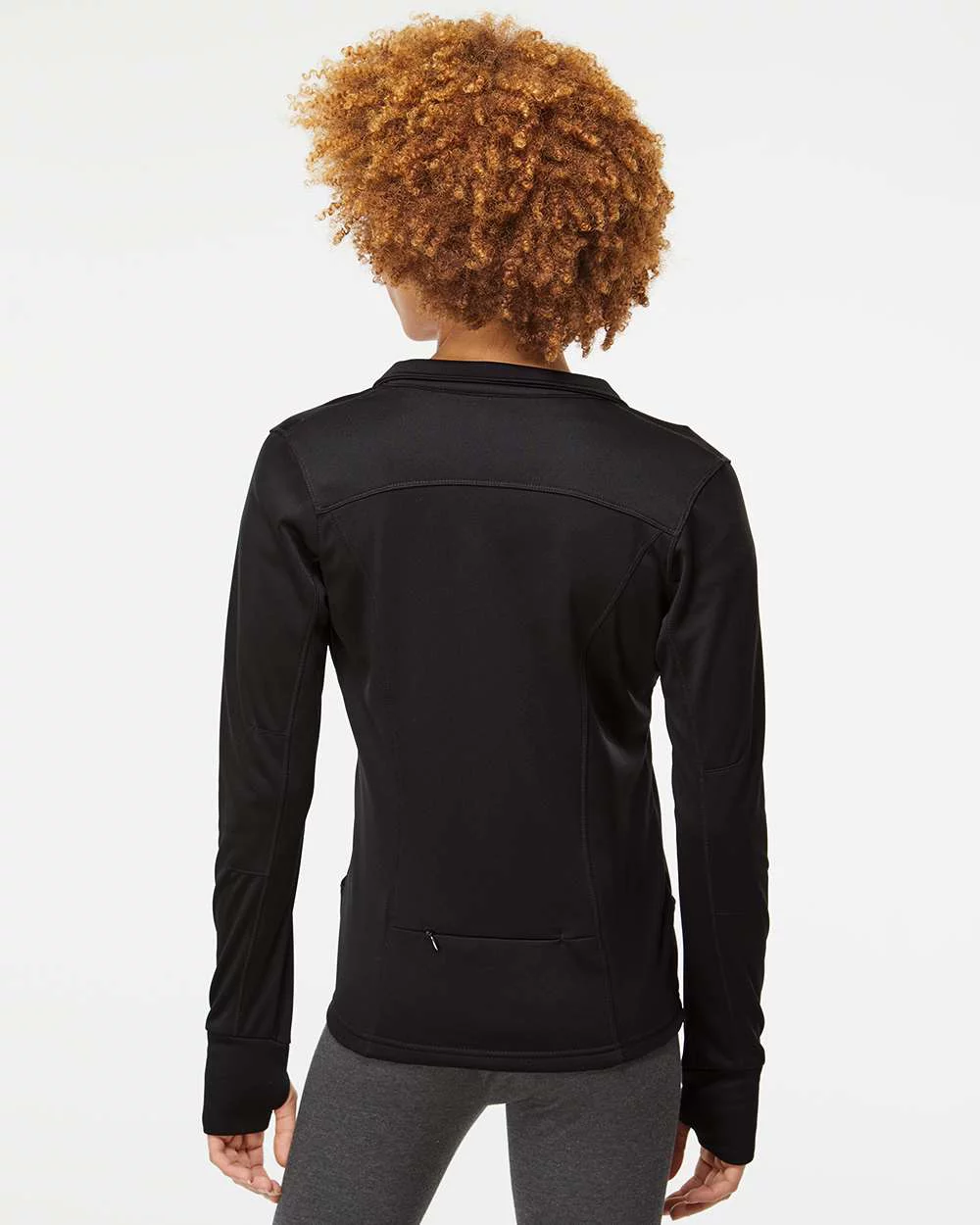 Independent Trading Co. Fleece Women's Poly-Tech Full-Zip Track Jacket