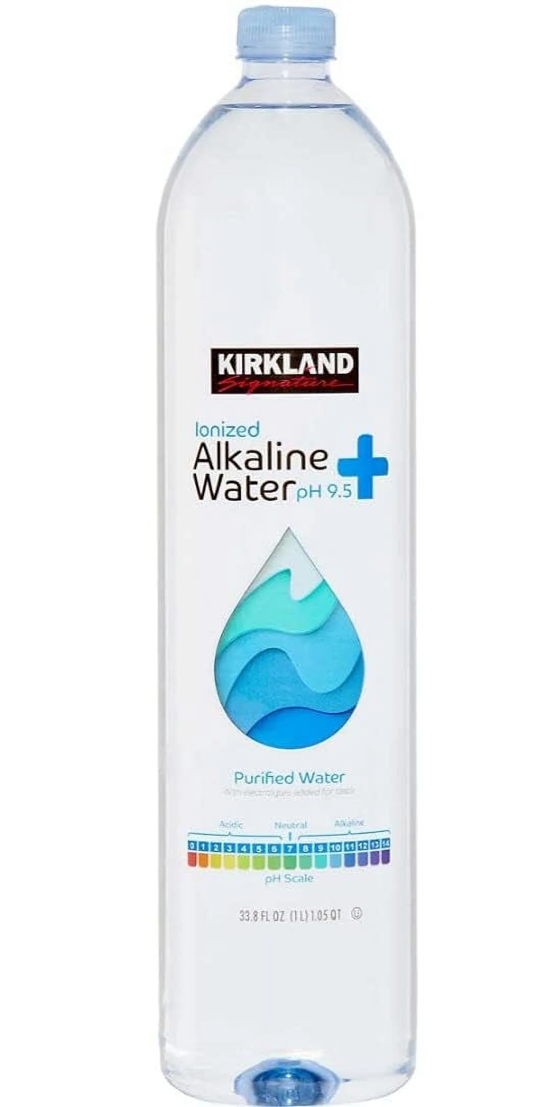 Water 33.8 Fl Oz Alkaline Premium Drinking Water, (6 Pack)