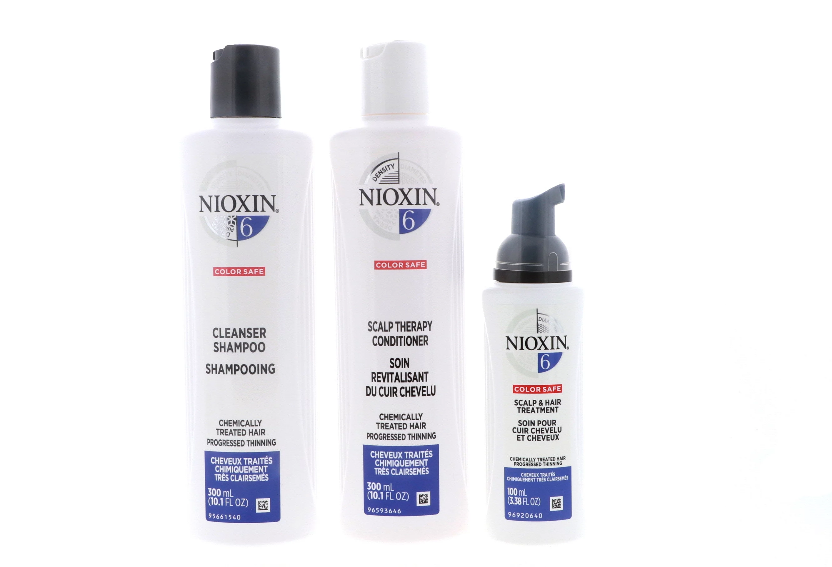 Nioxin System 6 Trio: Cleanser Shampoo 10.1 oz , Scalp Therapy Conditioner 10.1 oz , Scalp & Hair Treatment 3.38 oz