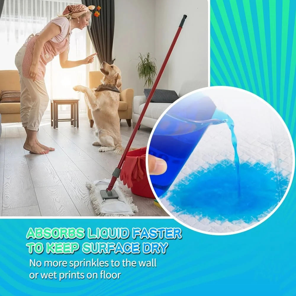 Dog and Puppy Training Pads, X-Large 30x36 inches 150 Count Dog Pee Potty 5-layer Training Pads