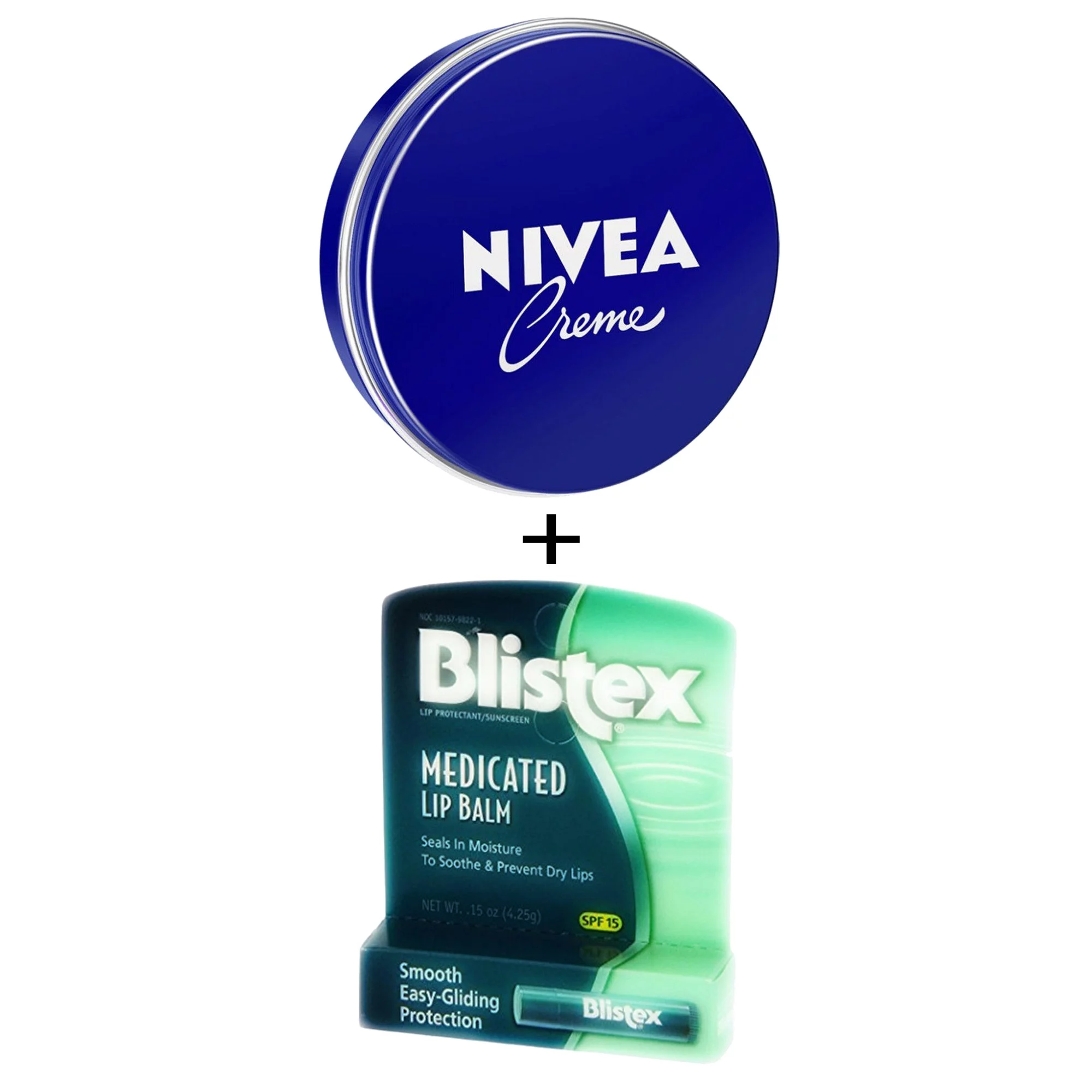 Blistex Medicated Lip Balm & Nivea Cream 30Ml