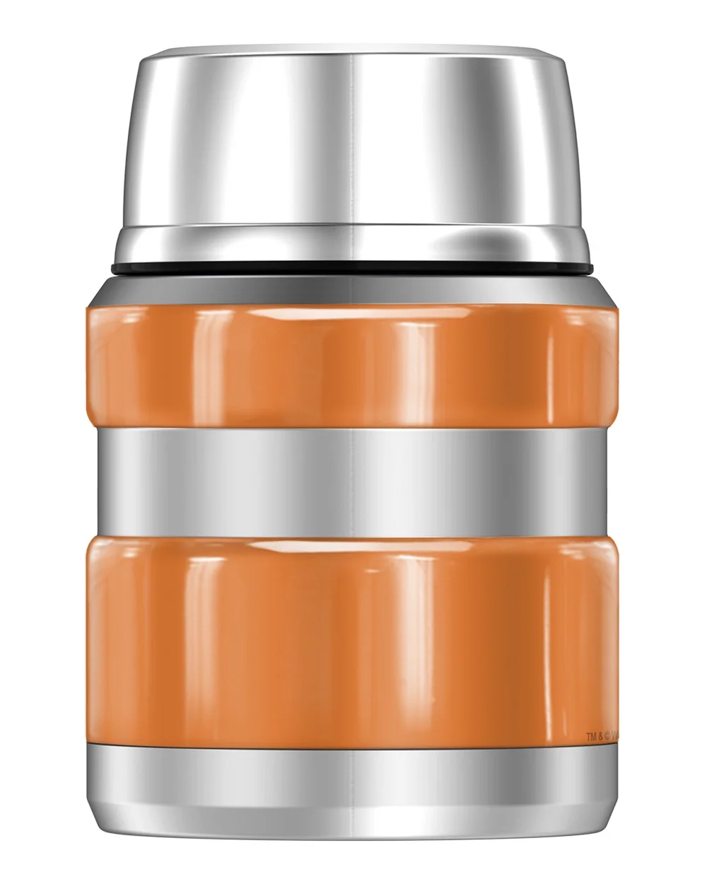 Looney Tunes Daffy Duck, THERMOS STAINLESS KING Stainless Steel Food Jar with Folding Spoon, Vacuum insulated & Double Wall, 16oz