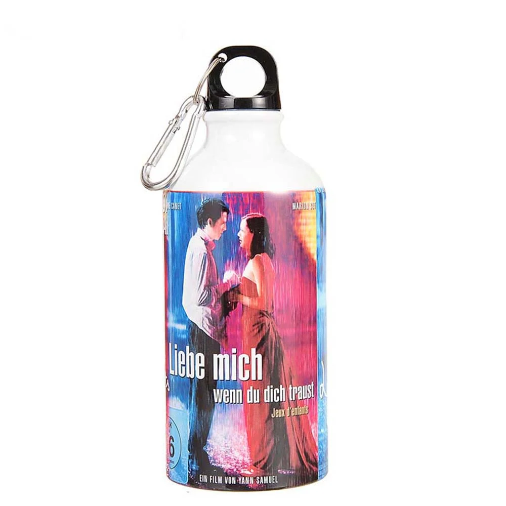 EQCOTWEA 10pcs 600ml Sublimation Aluminium Water Bottle Mugs Travel Mugs Gifts White