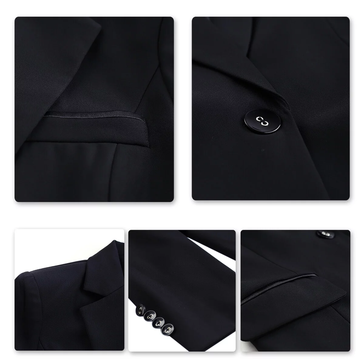 Youthup Women's 2 Piece Office Lady Business Suit Set Slim Fit Blazer Pant