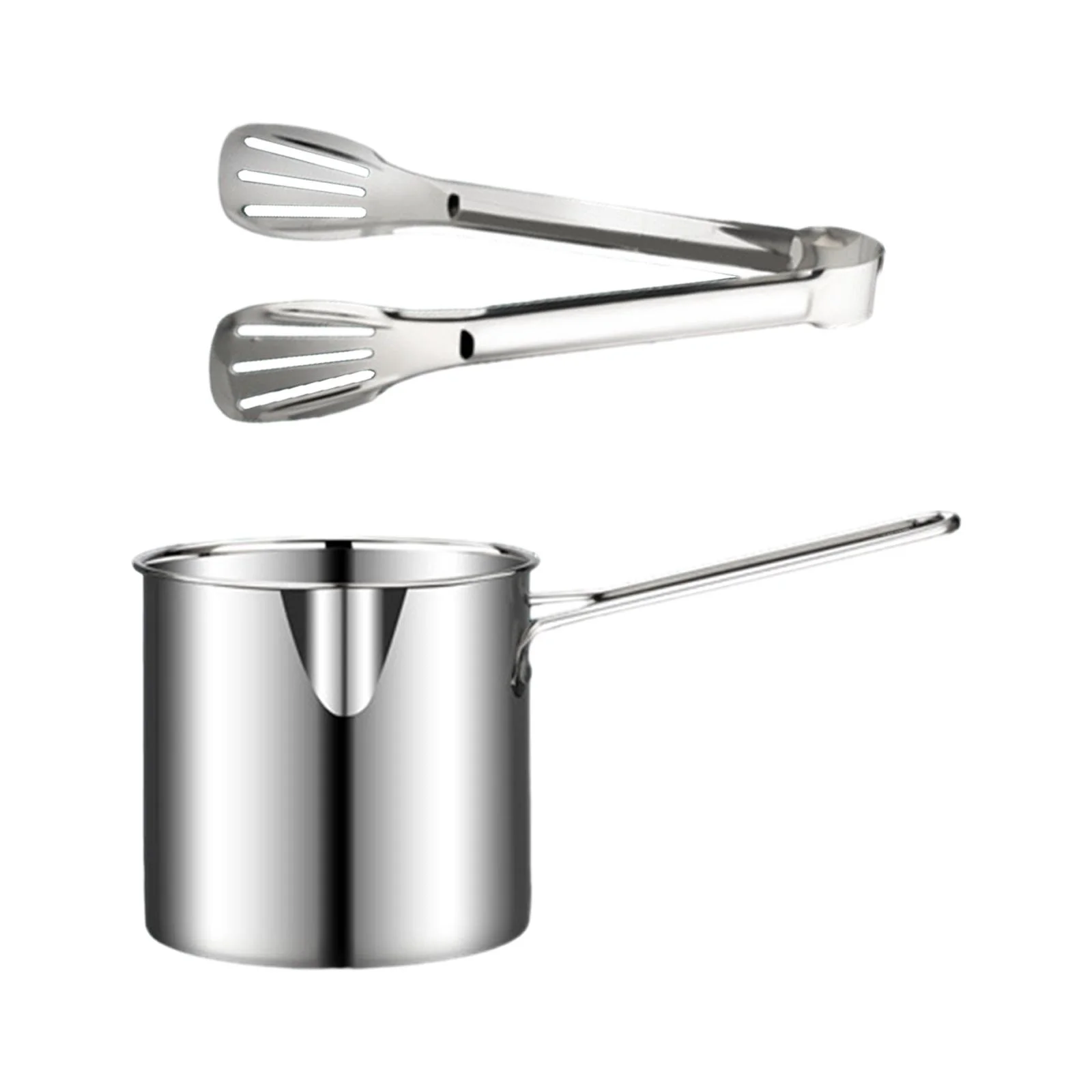 Baoblaze Deep Fryer Pot Cooking Tools Deep Fryer to Clean Stainless Steel Frying