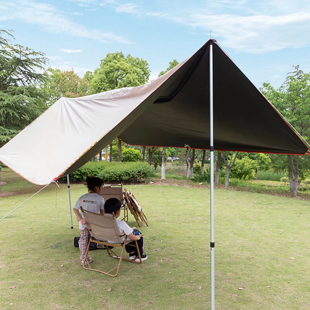 Portable Telescopic Tent Support Rod Lightweight Aluminum Alloy Awning Rod for Easy Storage and Carrying