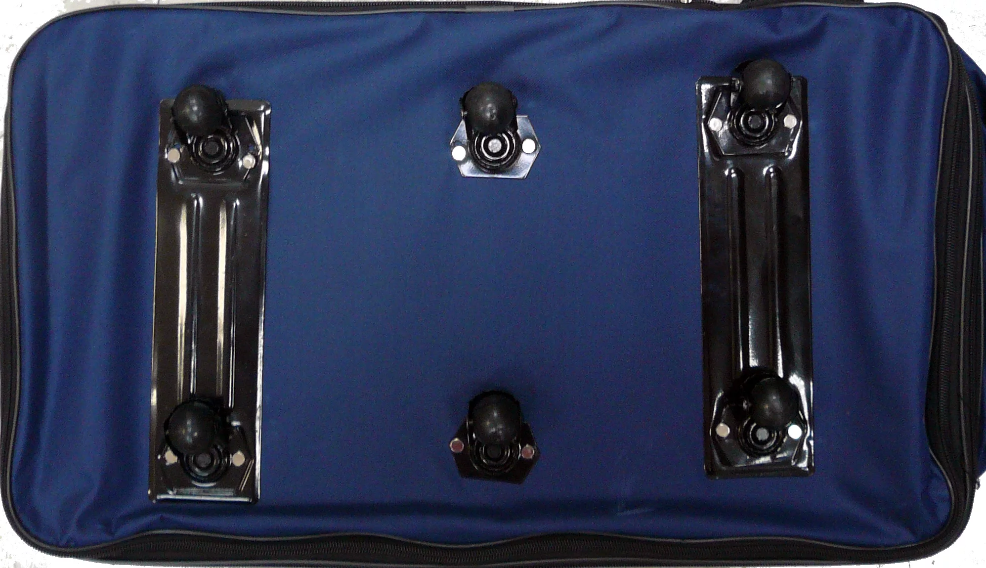 40 inch Wheeled Spinner Suitcase Luggage Expandable Rolling Duffel Bag Navy