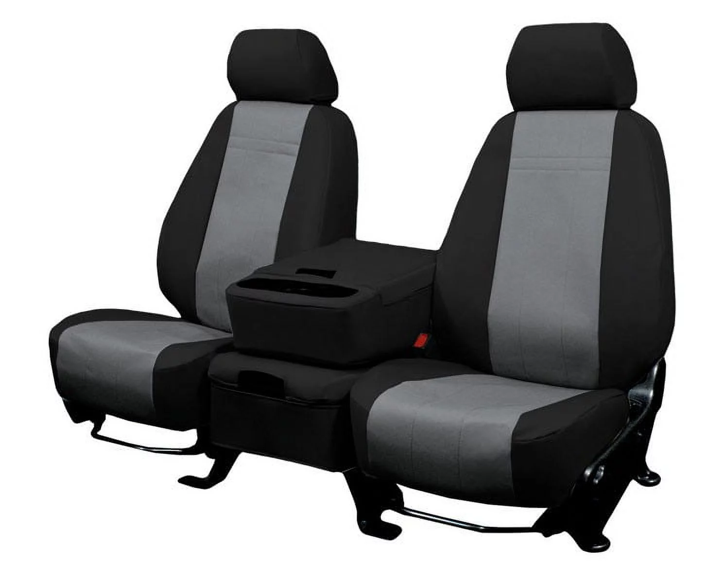 2004-2010 Chevrolet Colorado|GMC Canyon Front Row 60/40 Split Bench Charcoal Insert with Black Trim DuraPlus Custom Seat Cover