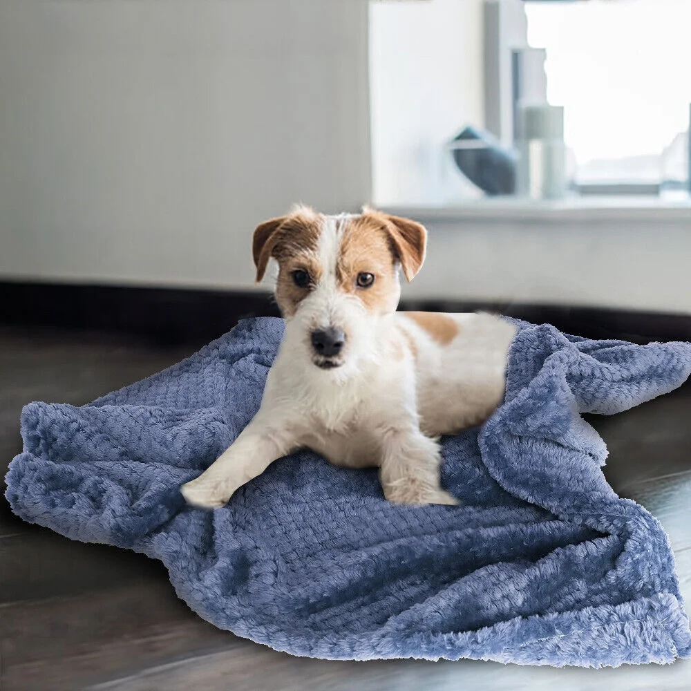 Large Pet Blanket Soft Baby Dog Cat Warm Blankets for Car Fleece Throw Washable