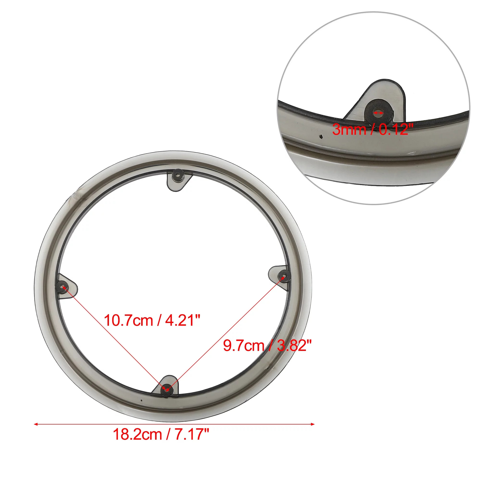 Unique Bargains 2pcs 42 Teeth 9.7-10.7cm 4 Holes Bicycle Bike Crankset Chain Wheel Cover Protection Chain Wheel Protective Brown Hollow