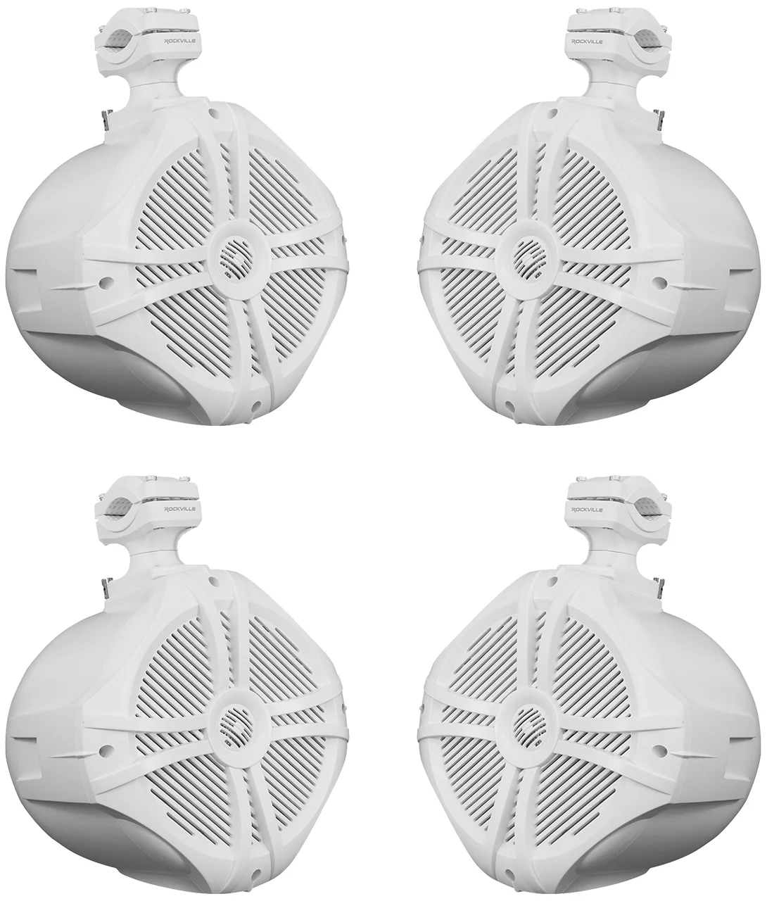 (4) Rockville RWB90W White 8