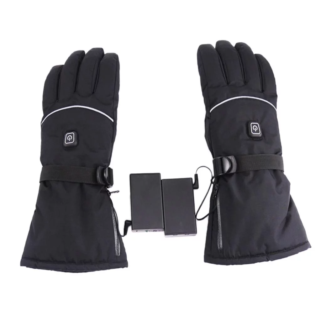 Electric Heated Gloves Mens Hands Warmer Outdoor Sport Fishing Skiing Hiking