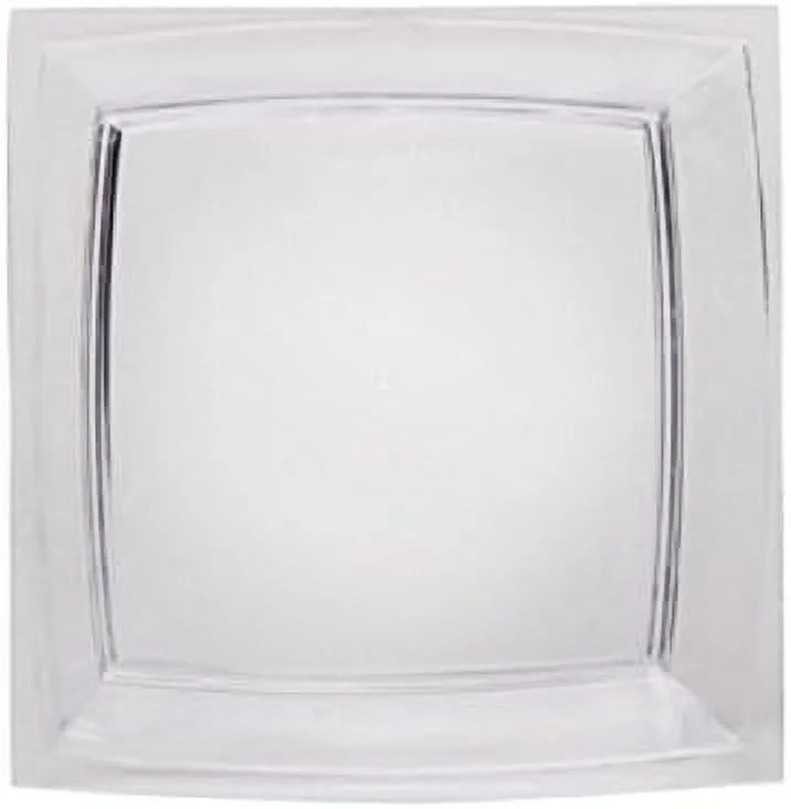 Petites 50 Count Square Plastic Dishes, 2.5
