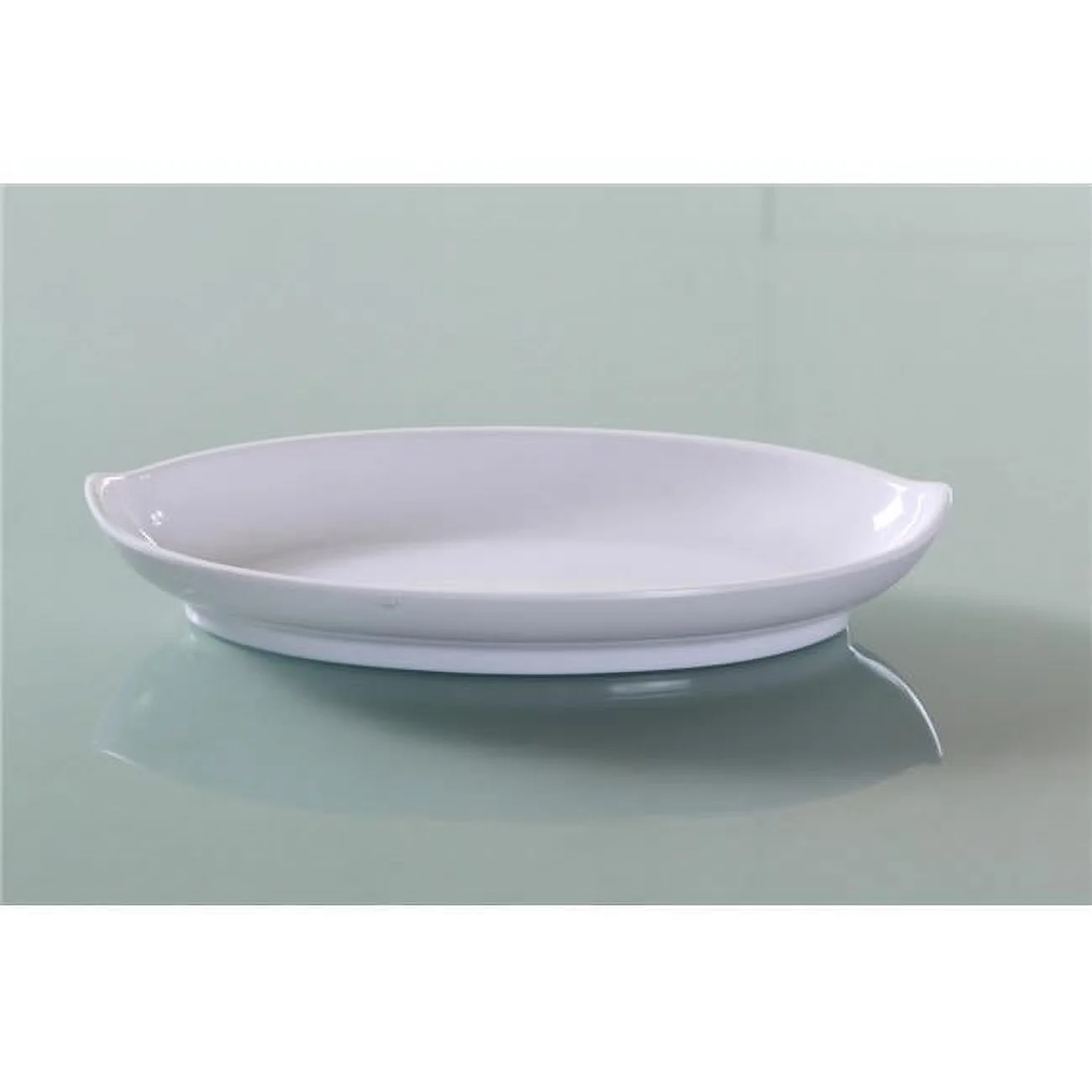 Yanco VE-410 Venice Deep Plate, Oval, 12 oz Capacity, 9.5