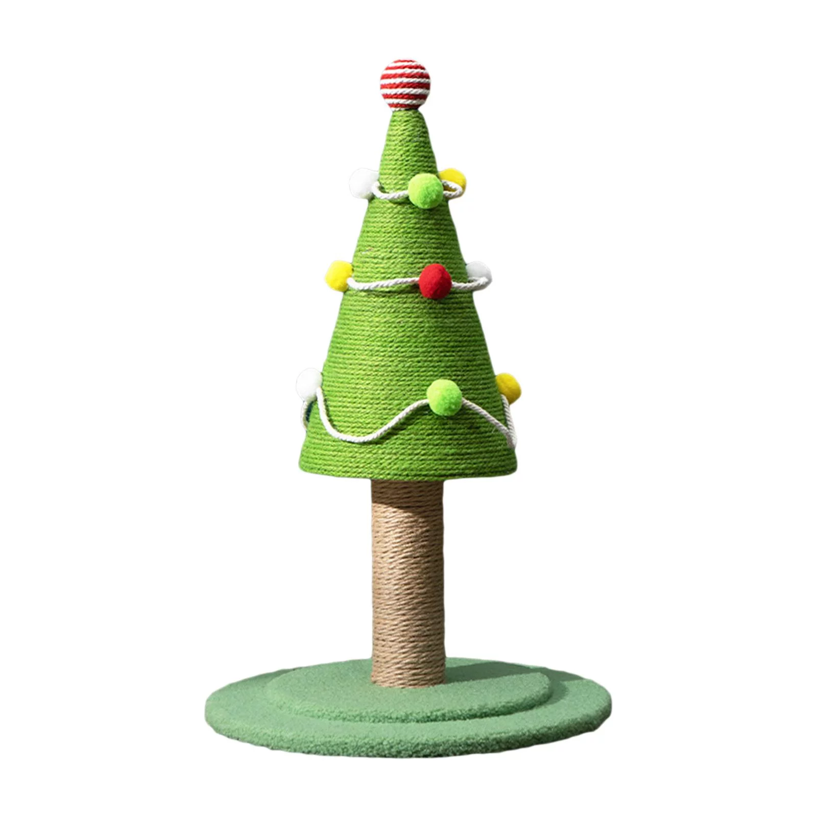 Kitten Kitty Sisal Scratch Christmas Tree Cat Scratcher for Adult Large Cats