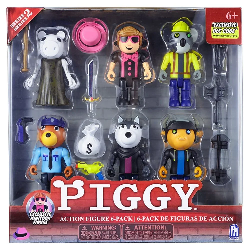 PIGGY - Action Figure 6-Pack (Six 3.5