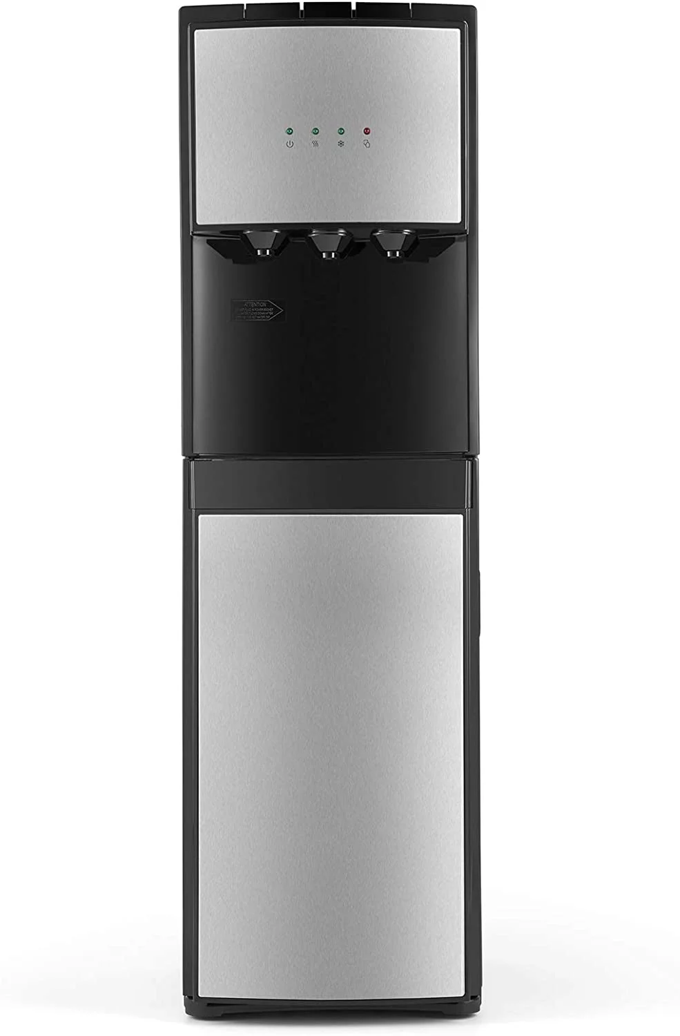 5 Gallon Bottom Loading Hot Cold Normal Water Dispenser (Silver, Black)