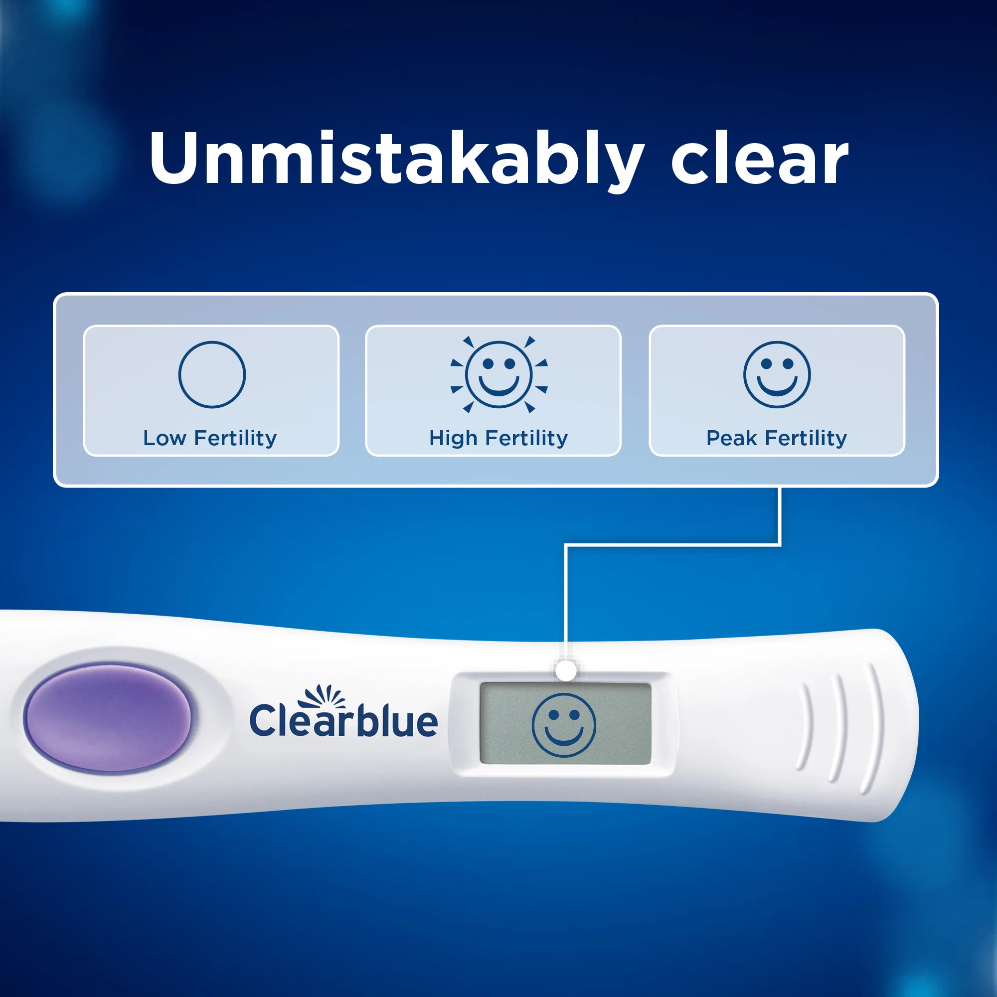 Clearblue Advanced Ovulation Test Combination Pack, 15 Advanced Ovulation Tests and 2 Rapid Detection Pregnancy Tests, 17ct