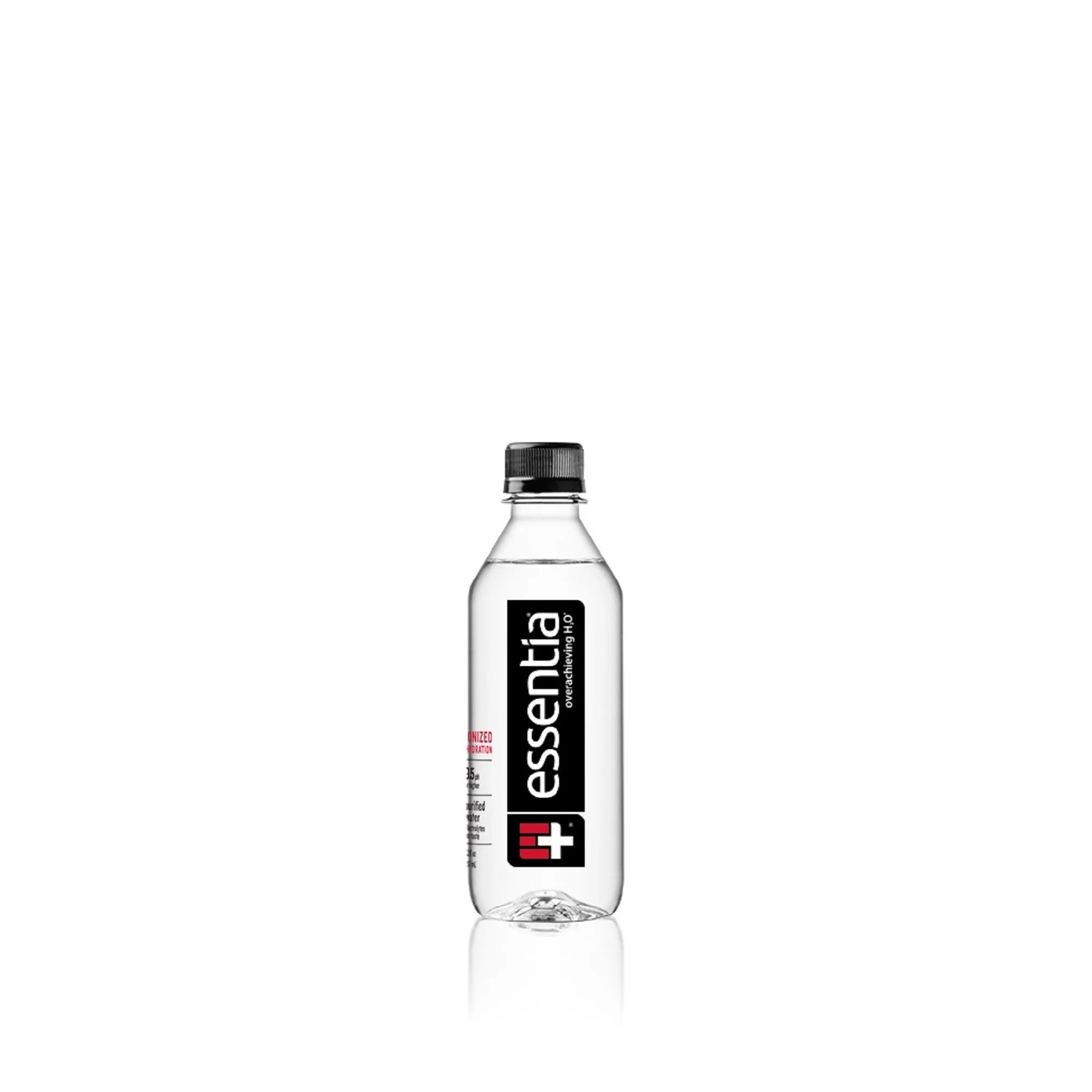 Essentia Bottled Water, Ionized Alkaline Water, 12 fl oz Each, 24 Plastic Bottles