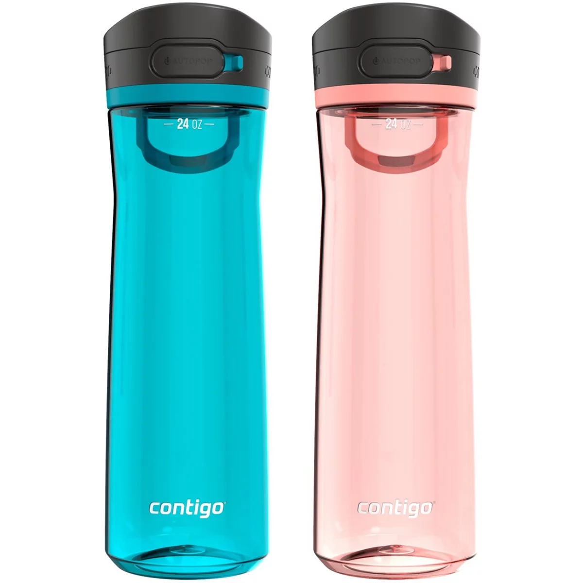Contigo 24 oz. Jackson 2.0 Tritan Water Bottle 2-Pack - Juniper/Pink Lemonade