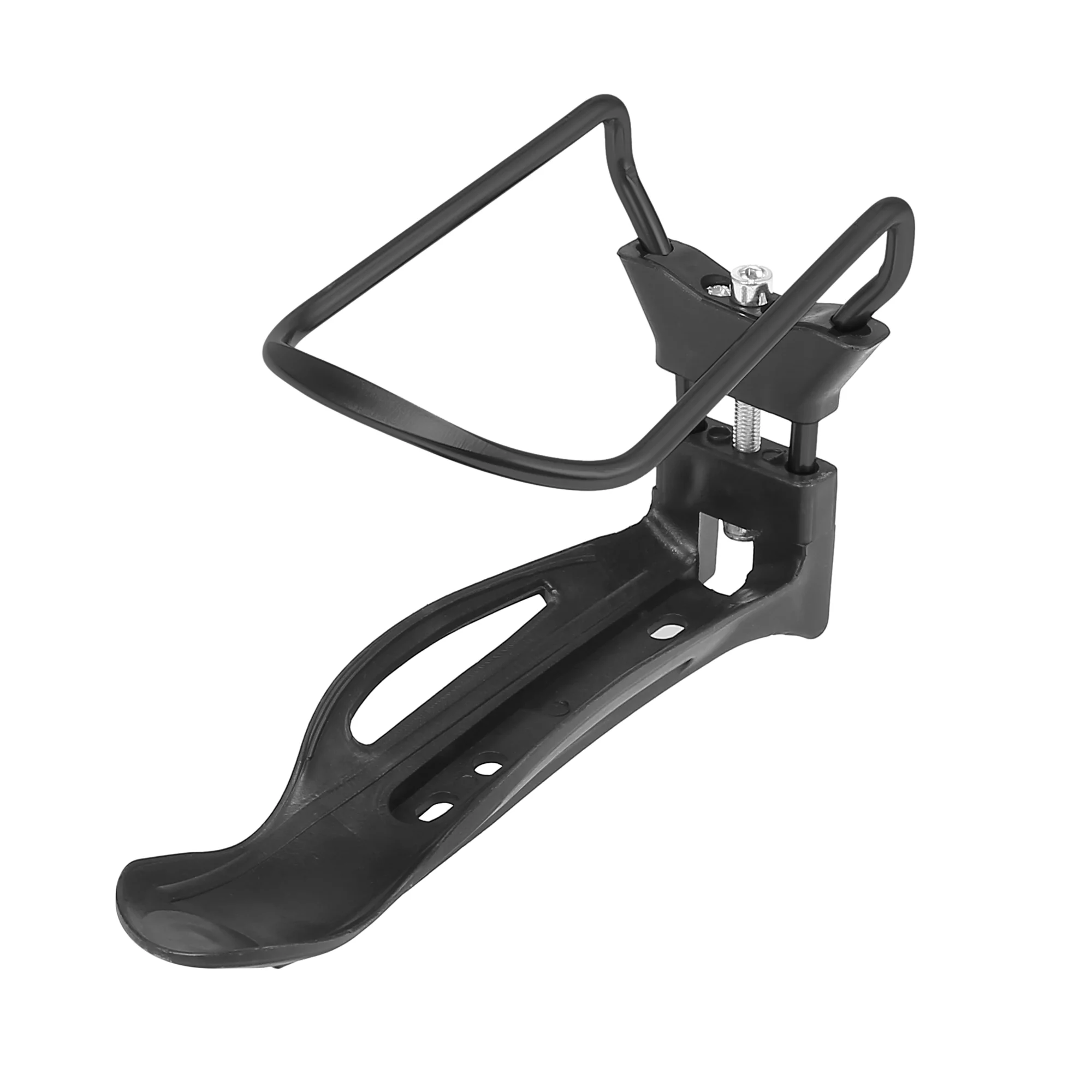 2pcs Adjustable Bicycle Water Drink Bottle Holder Cages Carrier Rack Aluminum Alloy Black