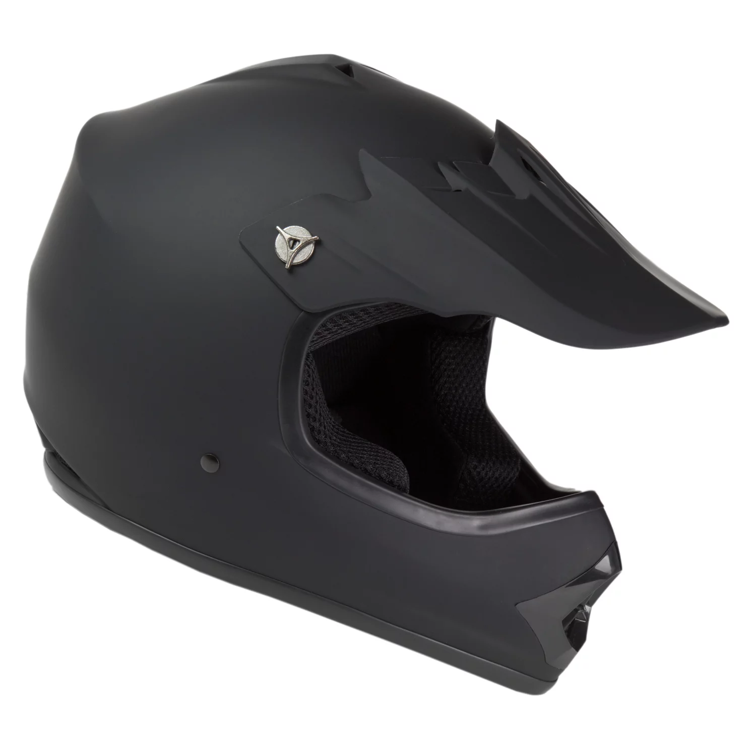 Lunatic, L2006-15, Youth MX / ATV Helmet DOT Approved - Matte Black, L