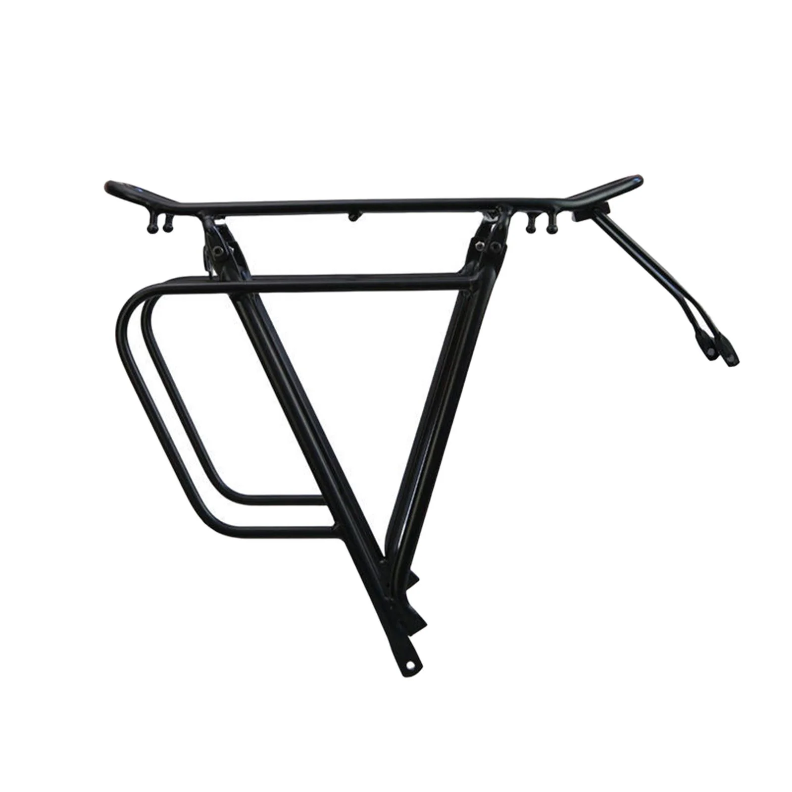 harayaa Carrier Rack Biking Replacement Part Rear Luggage Cargo Rack Black