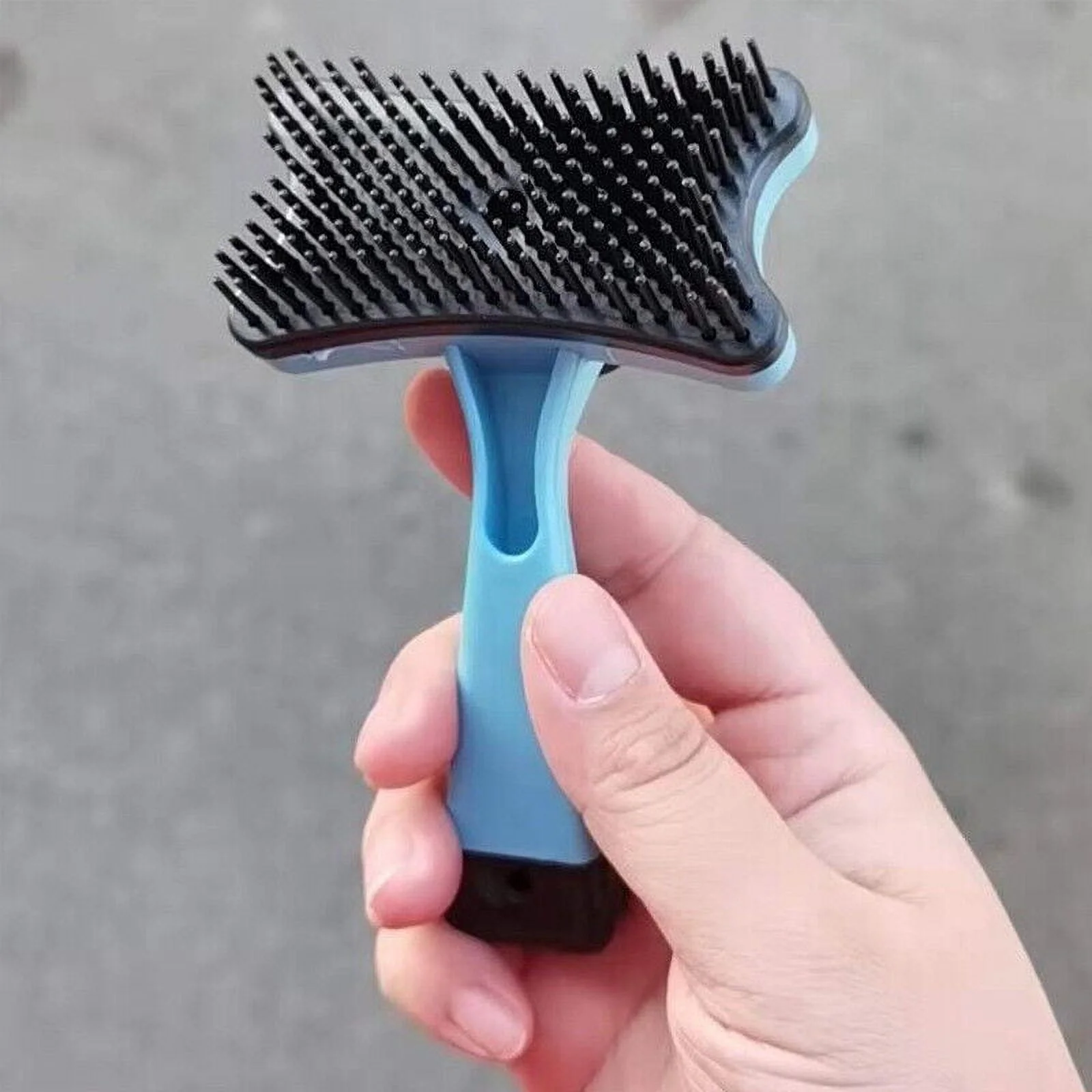 Pet Hair Remover Dog Cat Comb Grooming Massage Deshedding Self Cleaning Brush Ḿ