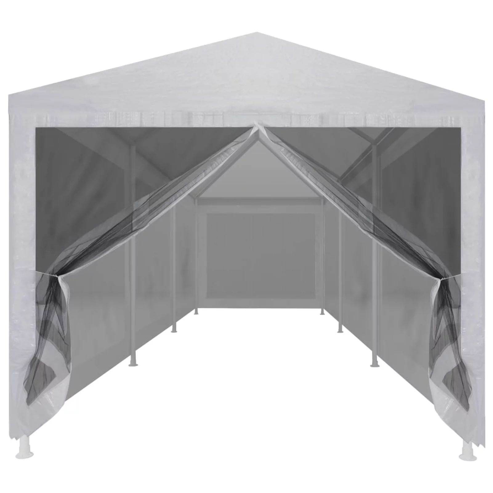 Aibecy Party Tent with 8 Mesh Sidewalls 29.5' x 9.8'