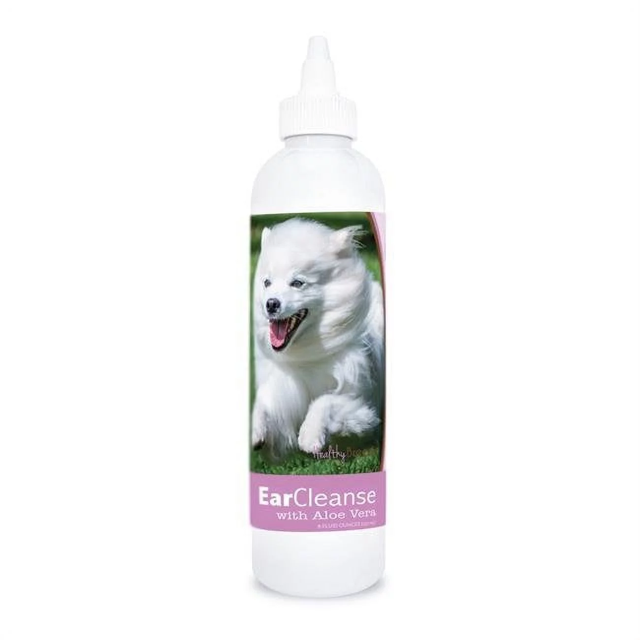 Healthy Breeds 840235198215 8 oz American Eskimo Dog Ear Cleanse with Aloe Vera Sweet Pea & Vanilla