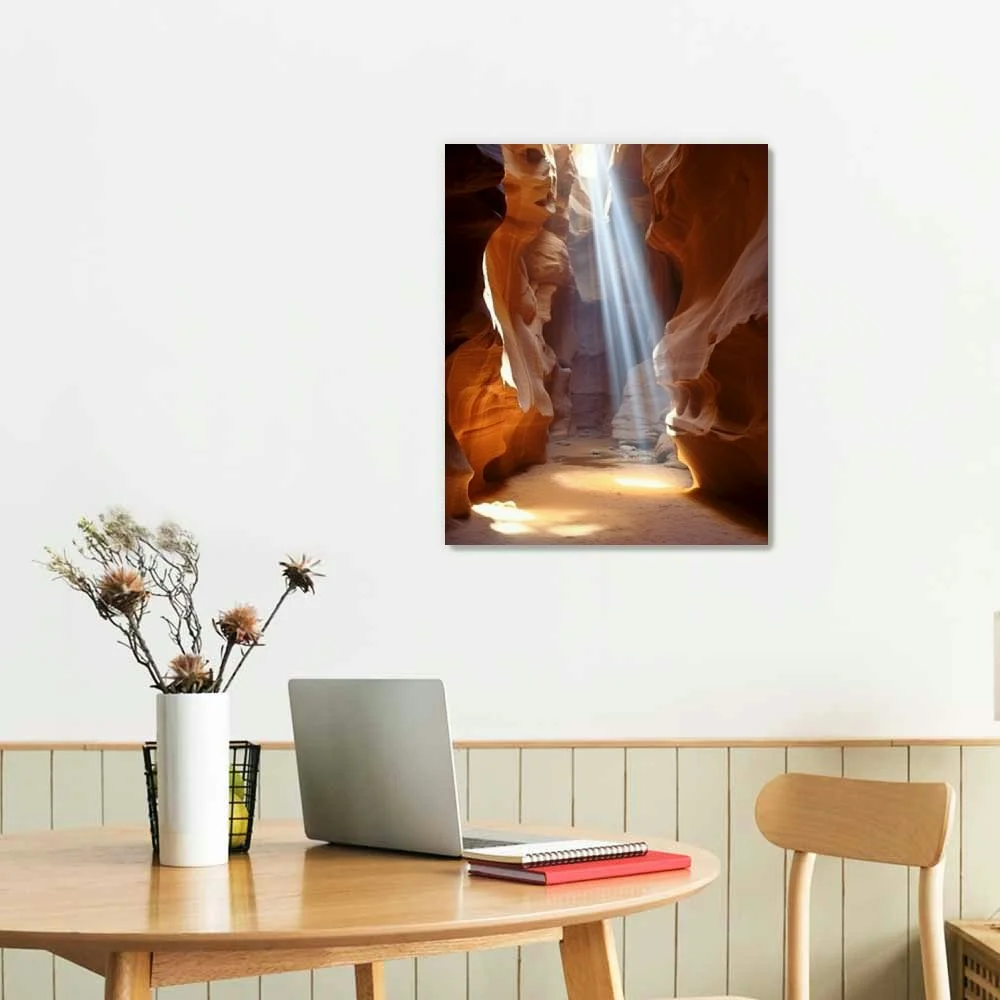 Nawypu Arizona Upper Antelope Canyon Landscape Nature Large Wall Art Gallery Wrapped Canvas Prints for Home, Office Decoration