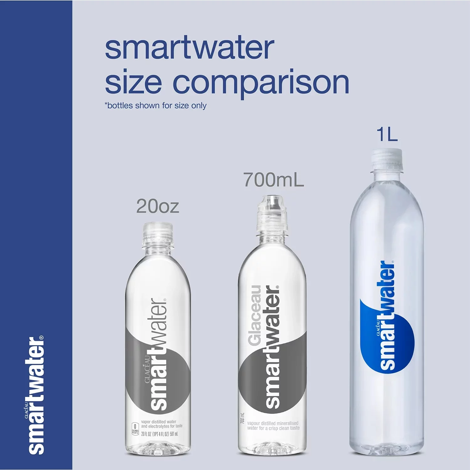 15 Pack Glaceau SmartWater (1 L)