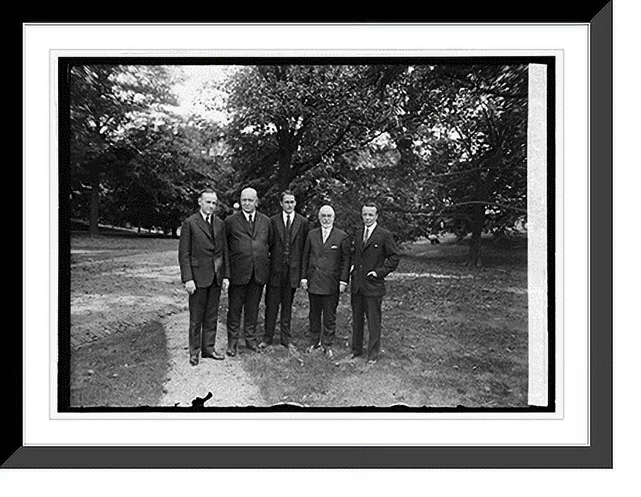 Historic Framed Print, Coolidge, Denby, Roosevelt, 9/27/23, 17-7/8