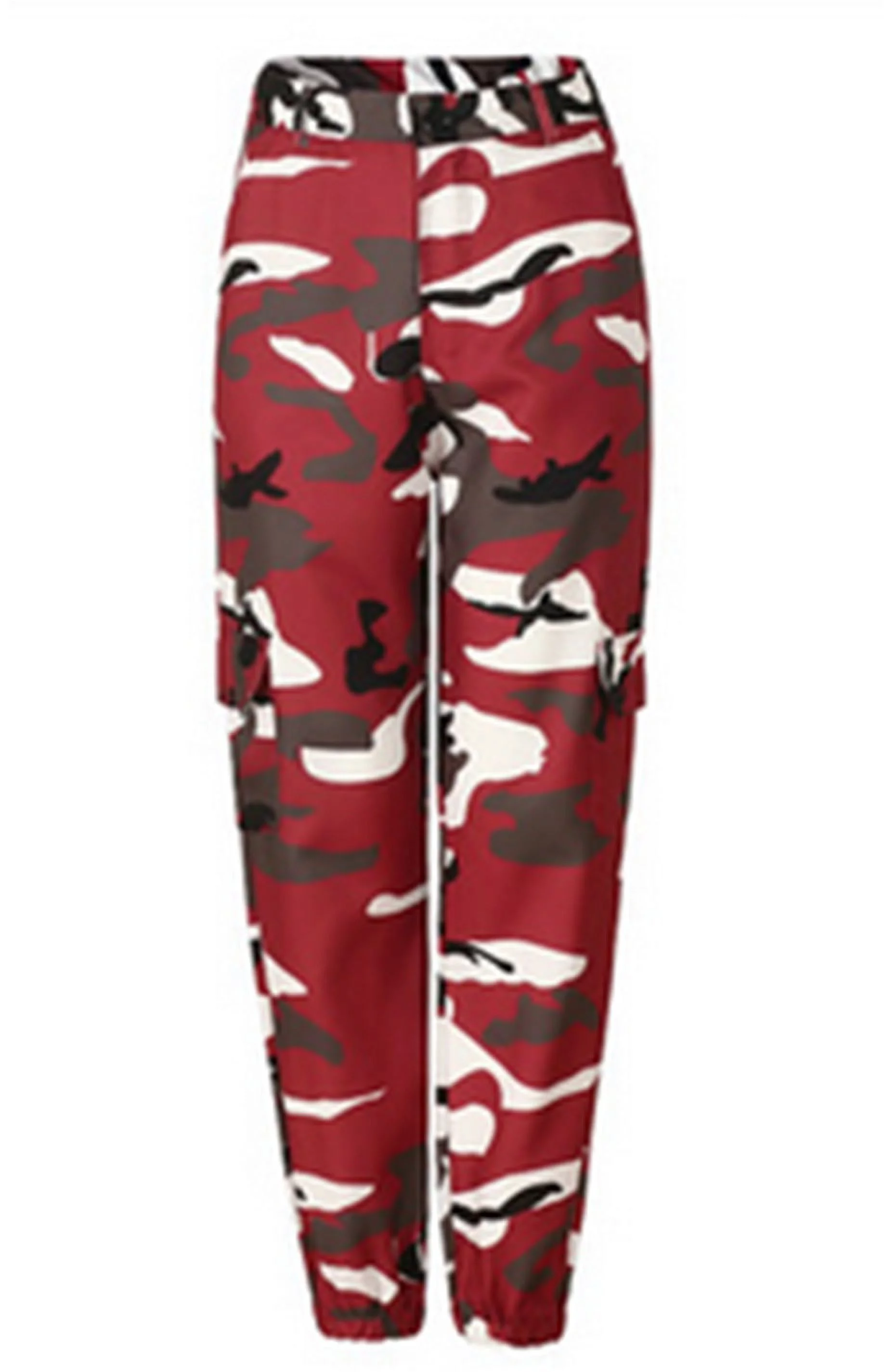 Womens Camo Cargo Trousers Casual Pants Military Army Combat Camouflage Jeans