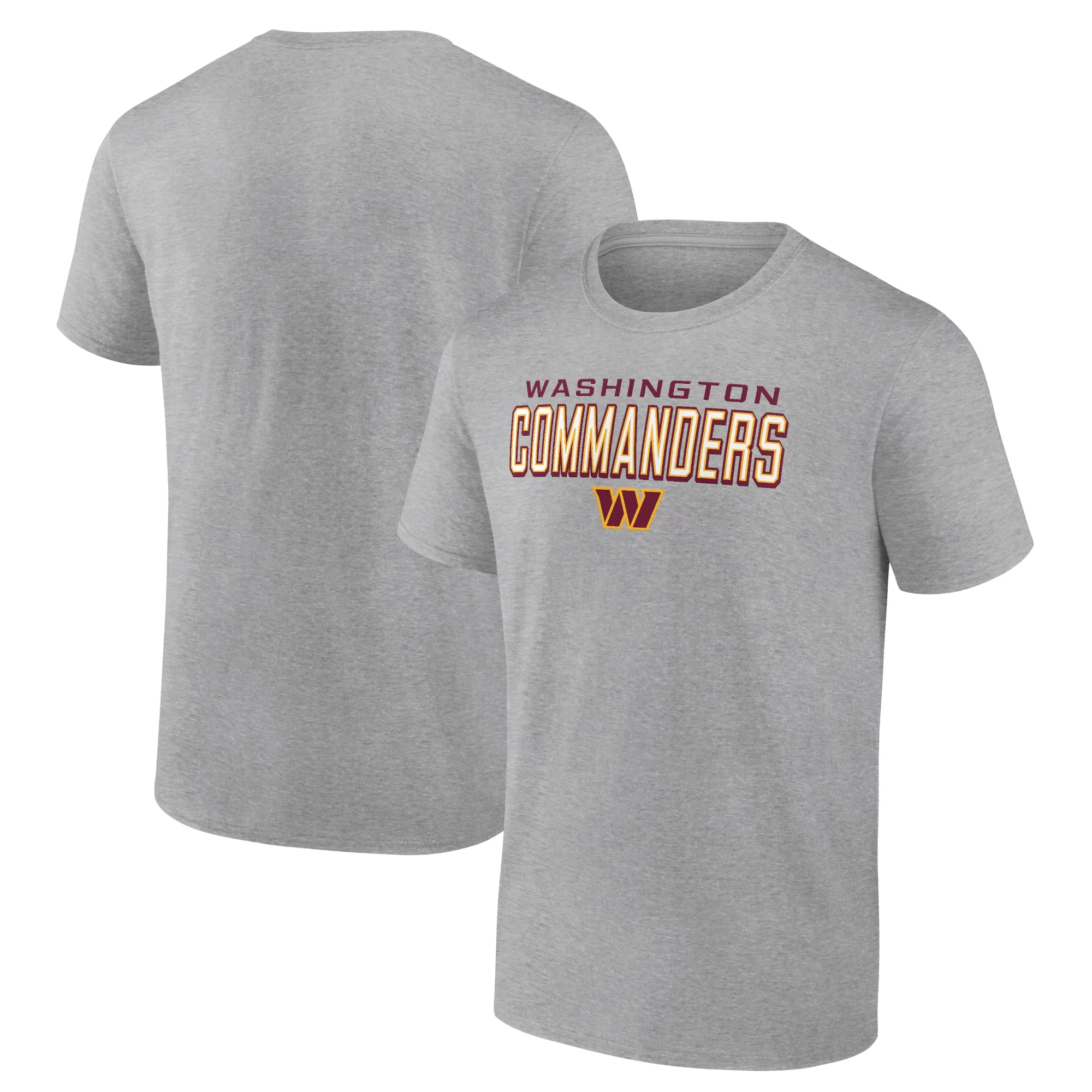 Men's Fanatics Branded Heather Gray Washington Commanders Swagger T-Shirt