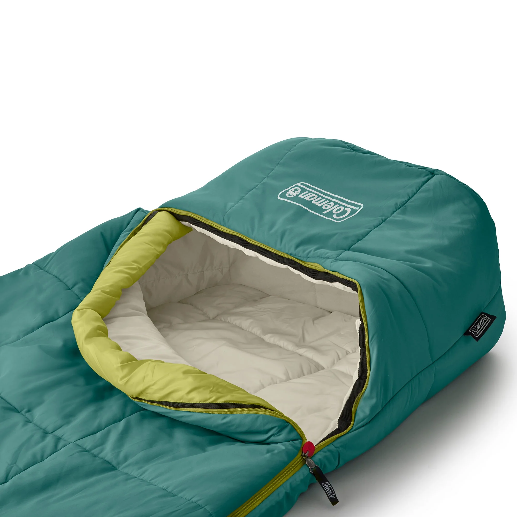 Coleman Big Bay Mummy Foot Ventilation Sleeping Bag, 40 Degree Big & Tall